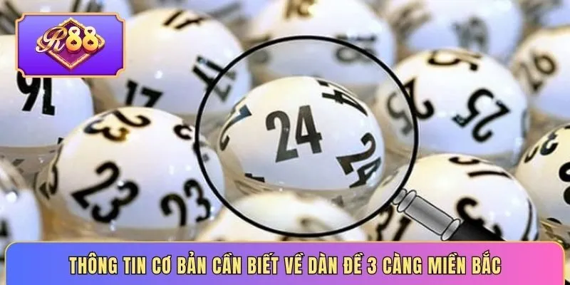 Thông tin cơ bản cần biết về dàn đề 3 càng miền Bắc